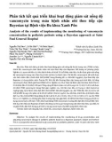 Phân tích kết quả triển khai hoạt động giám sát nồng độ vancomycin trong máu bệnh nhân nhi theo tiếp cận Bayesian tại Bệnh viện Đa khoa Xanh Pôn