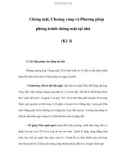 Chóng mặt, Choáng váng và Phương pháp phòng tránh chóng mặt tại nhà (Kỳ 3)