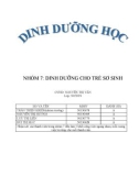 Dinh dưỡng trẻ sơ sinh