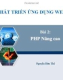 Bài giảng Phát triển ứng dụng Web: Bài 2 - Nguyễn Hữu Thể