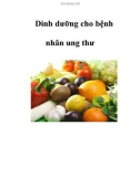 Dinh dưỡng cho bệnh nhân ung thư