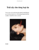 Trái cây cho từng loại da