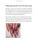 Những mảng màu thú vị cho Nail xinh tỏa sáng