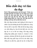 Bốn chất duy trì làn da đẹp