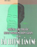 Những bài thuốc kinh nghiệm đơn giản của Hãi Thượng Lãn Ông - Lương y Trần Phước Thuận