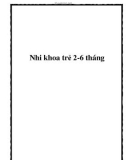 Nhi khoa trẻ 2-6 tháng