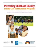 Preventing Childhood Obesity in Early Care and Education Programs