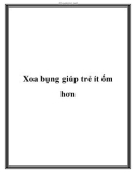 Xoa bụng giúp trẻ ít ốm hơn