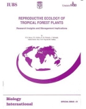 REPRODUCTIVE ECOLOGY OF TROPICAL FOREST PLANTS