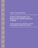 Trends in Demographic and Reproductive Health Indicators in Nepal