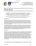 Reproductive intentions and choices among HIV-infected individuals in Cape Town, South Africa: Lessons for reproductive policy and service provision from a qualitative study