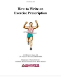 How to Write an Exercise Prescription