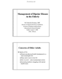 Management of Bipolar Disease in the Elderly