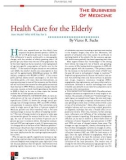 Health Care for the Elderly - How Much? Who Will Pay For It