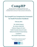 The CompHP Core Competencies Framework for Health Promotion Handbook