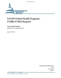 USAID Global Health Programs: FY2001-FY2012 Request