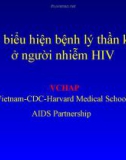 Các biểu hiện bệnh lý thần kinh ở người nhiễm HIV