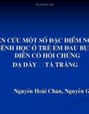 Nghiên cứu mô hình đặc điểm nội soi