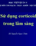 Bài giảng: Sử dụng corticoid trong lâm sàng