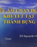 SIÊU ÂM CHẨN ĐOÁN KHUYẾT TẬT THÀNH BỤNG