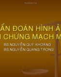 Chẩn đoán hình ảnh hội chứng mạch máu