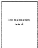 Món ăn phòng bệnh bướu cổ