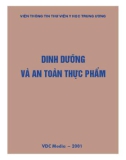 Dinh dưỡng và an toàn thực phẩm - Viện thông tin thư viện y học TW