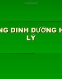 Bài giảng Dinh dưỡng: Chương 2 - GV. Võ Thị Thu Thủy