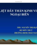 Bài giảng Y học cổ truyền: Liệt dây thần kinh VII ngoại biên - ThS. Nguyễn Thị Hạnh (ĐH Y khoa Thái Nguyên)