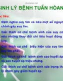 Bài giảng Sinh lý bệnh tuần hoàn