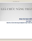 Bài giảng Đánh giá chức năng thất trái - PGS.TS. Nguyễn Anh Vũ