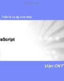 Bài giảng Thiết kế và lập trình Web - Bài 4: JS – JavaScript