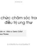 Bài giảng Tổ chức chăm sóc trong điều trị ung thư