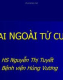 Bài giảng Thai ngoài tử cung - HS. Nguyễn Thị Tuyết