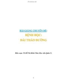 Bài giảng chuyên đề Bệnh học: Đái tháo đường - TS. Đỗ Thị Minh Tâm (Học viện Quân Y)