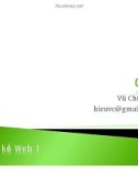 Bài giảng Thiết kế Web: Chương 5 - CSS