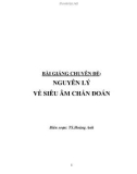 Bài giảng chuyên đề: Nguyên lý về siêu âm chẩn đoán - TS Hoàng Anh