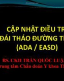 Bài giảng Cập nhật điều trị đái tháo đường típ 2 (ADA/EASD) - BS.CKII. Trần Quốc Luận