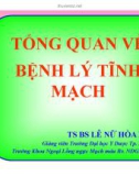 Bài giảng Tổng quan về bệnh lý tĩnh mạch - TS.BS. Lê Nữ Hòa Hiệp