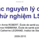 Bài giảng Các nguyên lý của thử nghiệm LS