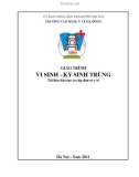 Giáo trình Vi sinh - Ký sinh trùng: Phần 1 - Trường Cao đẳng Y tế Hà Đông