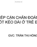 Bài giảng Tiếp cận chẩn đoán sốt kéo dài ở trẻ em - GV. Trần Thị Hồng Vân