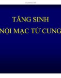 Bài giảng Tăng sinh nội mạc tử cung