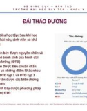 Bài giảng Đái tháo đường - ThS. BS Nguyễn Phúc Học