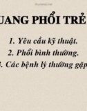 Bài giảng X-quang phổi trẻ em