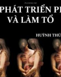 Bài giảng Sự phát triển phôi và làm tổ