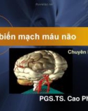 Bài giảng Tai biến mạch máu não - PGS.TS. Cao Phi Phong