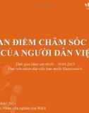 Quan điểm chăm sóc sức khỏe của người dân Việt Nam