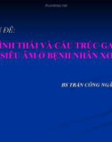 Bài giảng Chuyên đề: Hình thái và cấu trúc gan qua siêu âm ở bệnh nhân xơ gan