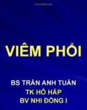 Bài giảng Viêm phổi - BS. Trần Anh Tuấn